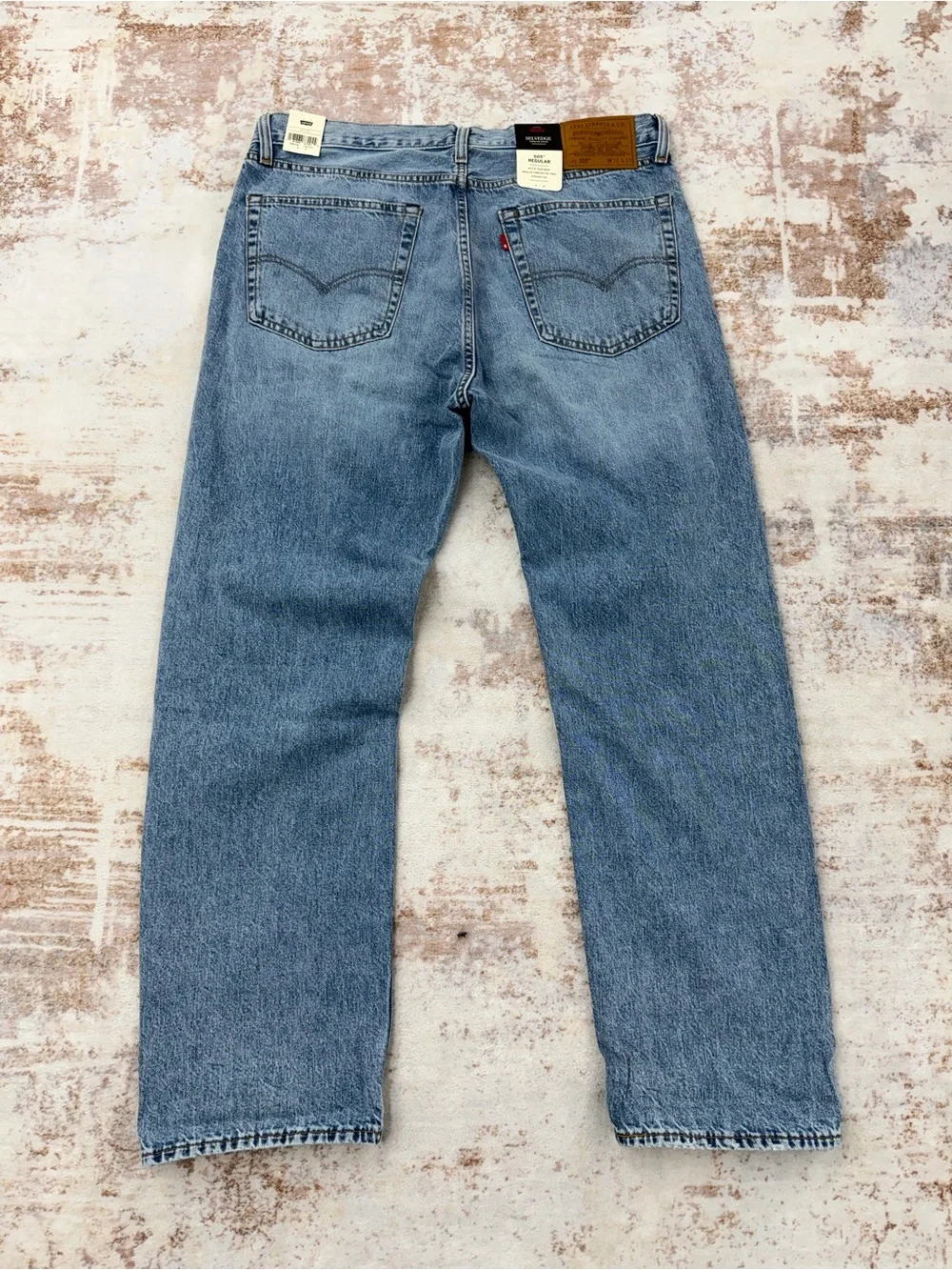 Levi's  Selvedge Denim Jeans Mens  Regular Fit Straight Leg size ( 36/30) (33/32